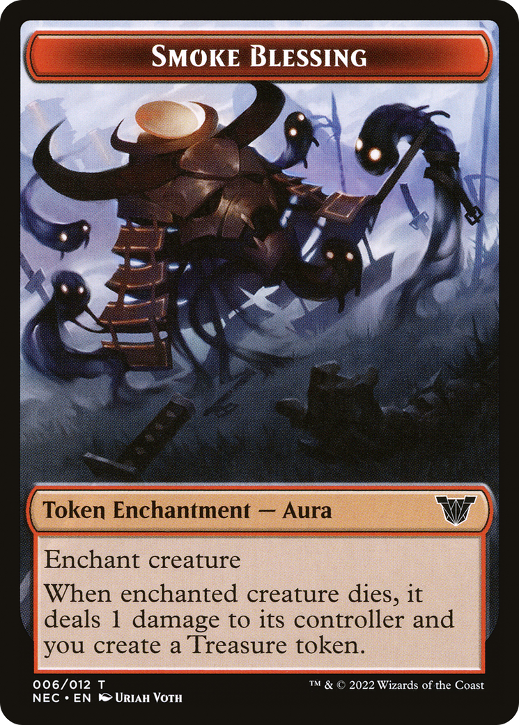 Smoke Blessing (TNEC-006) - Neon Dynasty Commander Tokens Foil
