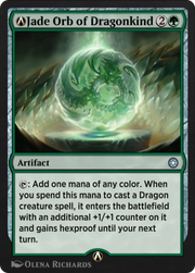 A-Jade Orb of Dragonkind (HBG-A-215) - Alchemy Horizons: Baldur's Gate