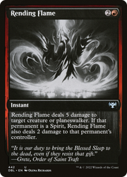 Rending Flame (DBL-442) - Innistrad: Double Feature Foil