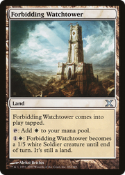Forbidding Watchtower (10E-352) - Tenth Edition Foil