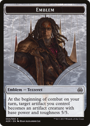 Tezzeret the Schemer Emblem (AER-004) - Aether Revolt Tokens