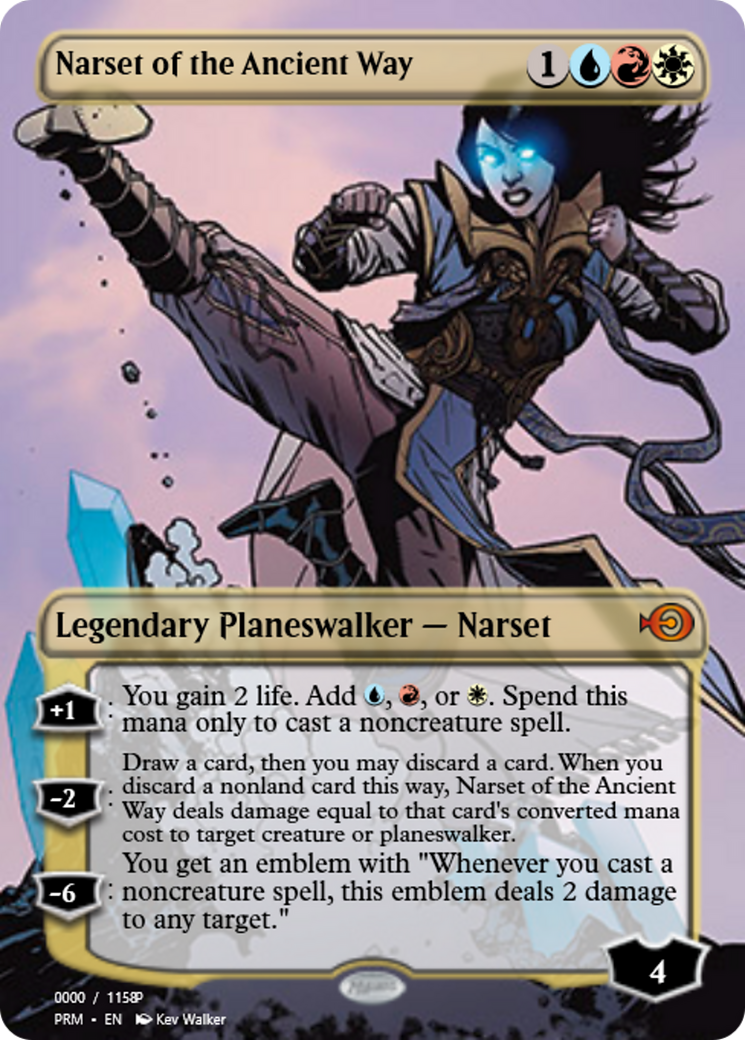 Narset of the Ancient Way (PRM-80803) - Magic Online Promos