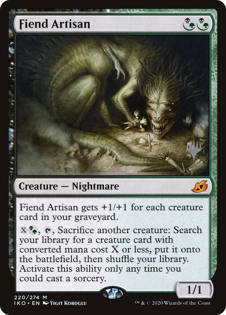 Fiend Artisan (PPIKO-220P) - Ikoria: Lair of Behemoths Promos Foil
