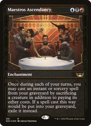Maestros Ascendancy (SNC-381) - Streets of New Capenna: (Showcase) Foil