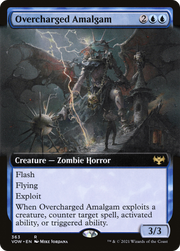 Overcharged Amalgam (VOW-363) - Innistrad: Crimson Vow: (Extended Art) Foil