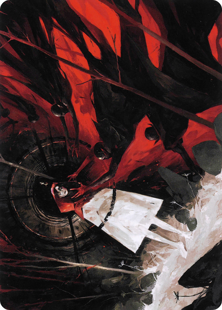 Curse of Hospitality // Curse of Hospitality (AVOW-041) - Crimson Vow Art Series (Borderless) Foil