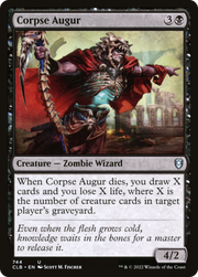 Corpse Augur (CLB-744) - Commander Legends: Battle for Baldur's Gate