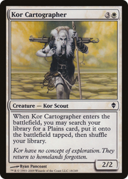 Kor Cartographer (ZEN-018) - Zendikar Foil
