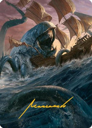 Hullbreaker Horror Art Card (Gold-Stamped Signature) (AAINR-005) - Art Series: Innistrad Remastered