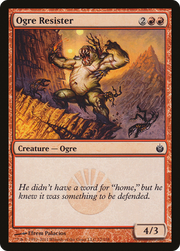 Ogre Resister (MBS-072) - Mirrodin Besieged
