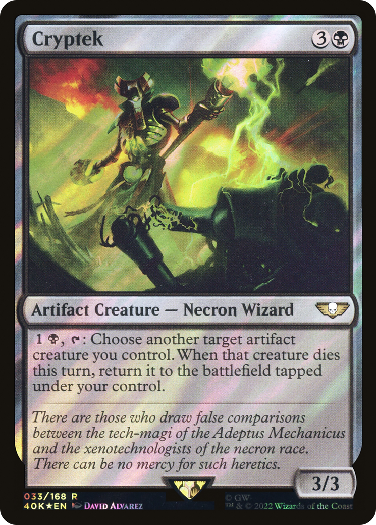 Cryptek (40K-033) - Warhammer 40,000 Commander Foil