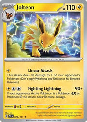 Jolteon 029/131  - Holofoil SV Prismatic Evolutions - Rare