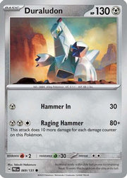 Duraludon 069/131  - Reverse Holofoil SV Prismatic Evolutions - Common