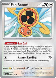 Fan Rotom 085/131  SV Prismatic Evolutions - Common