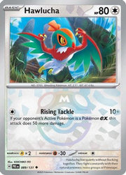 Hawlucha (Master Ball Pattern) 089/131  - Holofoil SV Prismatic Evolutions - Uncommon
