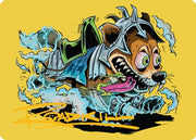 District Mascot Art Card (50/54) (Gold-Stamped Signature) (AADFT-050) - Art Series: Aetherdrift