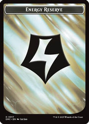 Energy Reserve // Energy Reserve Double-Sided Token (DRC-017) - Commander: Aetherdrift