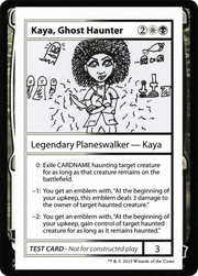 Kaya, Ghost Haunter (CMB1-094) - Mystery Booster Playtest Cards 2021