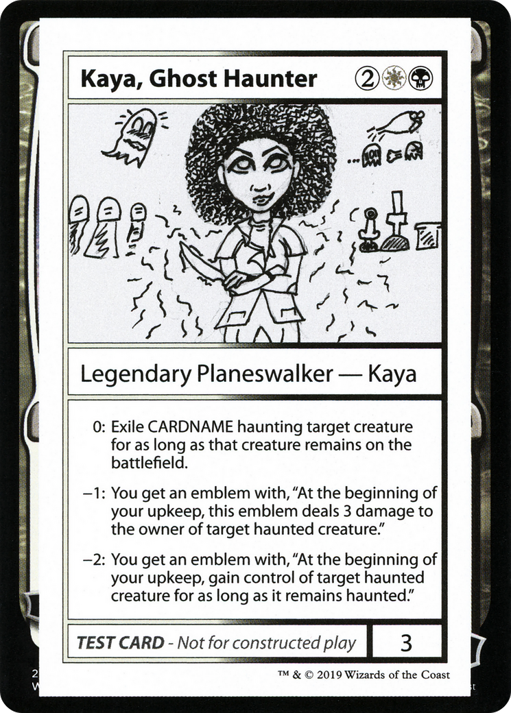 Kaya, Ghost Haunter (CMB1-094) - Mystery Booster Playtest Cards 2021