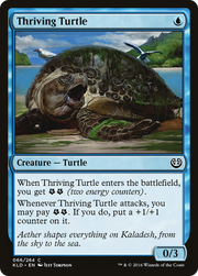 Thriving Turtle (KLD-066) - Kaladesh Foil