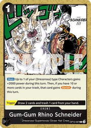 Gum-Gum Rhino Schneider (OP10-097) - Royal Blood Release Event Cards