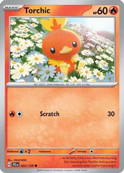 Torchic 022/159  - Reverse Holofoil SV09 Journey Together - Common