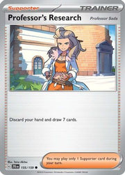 Professor's Research 155/159  - Reverse Holofoil SV09 Journey Together - Common