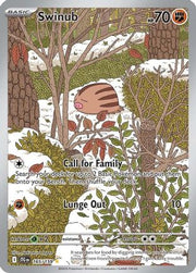 Swinub 165/159  - Holofoil SV09 Journey Together - Illustration Rare