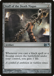 Staff of the Death Magus (M14-219) - Magic 2014 Foil