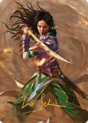Descendant of Storms Art Card (2/54) (Gold-Stamped Signature) (AATDM-002) - Art Series: Tarkir: Dragonstorm