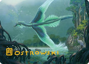 Teval, Arbiter of Virtue Art Card (26/54) (Gold-Stamped Signature) (AATDM-026) - Art Series: Tarkir: Dragonstorm