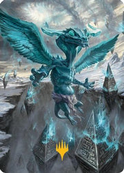 Ugin, Eye of the Storms Art Card (47/54) (Gold-Stamped) (AATDM-047) - Art Series: Tarkir: Dragonstorm