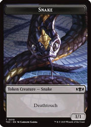Snake // Myr Double-Sided Token (TDC-10 // 30) - Commander: Tarkir: Dragonstorm