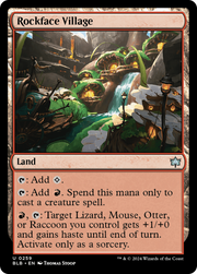Rockface Village (BLB-259) - Bloomburrow Foil