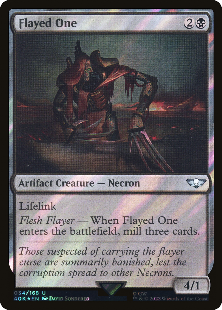 Flayed One (40K-034) - Warhammer 40,000 Commander Foil