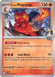 Ethan's Magcargo 036  - Reverse Holofoil SV10 Destined Rivals - Rare