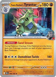 Team Rocket's Tyranitar 096  - Holofoil SV10 Destined Rivals - Rare