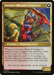 Sun-Blessed Guardian // Furnace-Blessed Conqueror (MOM-038) - March of the Machine