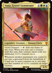 Yuna, Grand Summoner (Surge Foil) (FIC-227) - Commander: FINAL FANTASY Foil