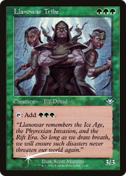 Llanowar Tribe (MH1-022) - Modern Horizons 1 Timeshifts Foil