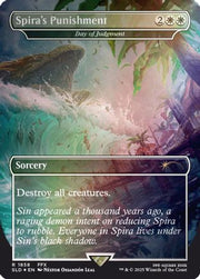 Spira's Punishment - Day of Judgement (Rainbow Foil) (SLD-1858) - Secret Lair Drop Series Foil