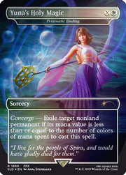 Yuna's Holy Magic - Prismatic Ending (Rainbow Foil) (SLD-1868) - Secret Lair Drop Series Foil