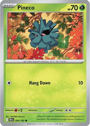 Pineco 004  - Reverse Holofoil SV10 Destined Rivals - Common