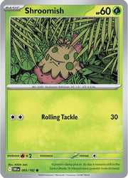 Shroomish 005  - Reverse Holofoil SV10 Destined Rivals - Common