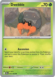 Dwebble 011  SV10 Destined Rivals - Common