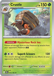 Crustle 012/182  - Holofoil SV10 Destined Rivals - Rare