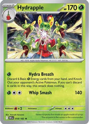 Hydrapple 018/182  - Reverse Holofoil SV10 Destined Rivals - Rare