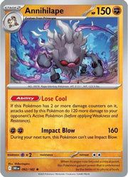 Annihilape 092  - Reverse Holofoil SV10 Destined Rivals - Rare