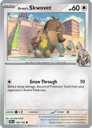 Arven's Skwovet 158  - Reverse Holofoil SV10 Destined Rivals - Common