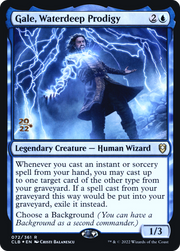 Gale, Waterdeep Prodigy (PRE-72S) - Battle for Baldur's Gate Promos Foil
